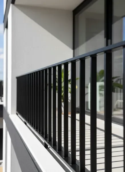 צביעת מתכות בהתזה — סורגים ושערים לאחר גימור מקצועי